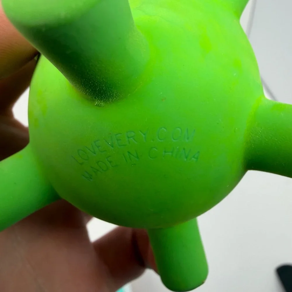 Lovevery Green Silicone Sensory Ball Nubby‎ Spiked Easy Grip Infant Toy 10/2021